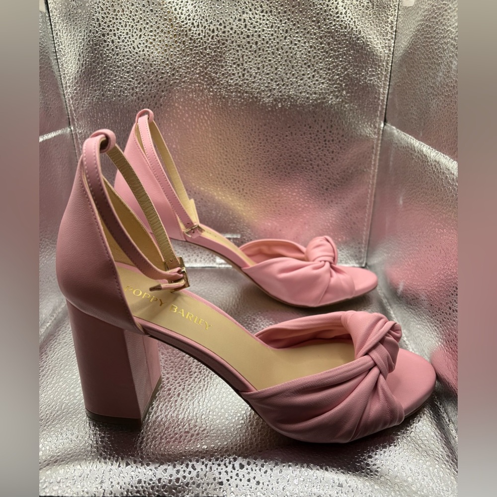 Poppy Barley The Esther Heeled Sandal — Fraîche Rose / Size 8.5 - Picture 9 of 11